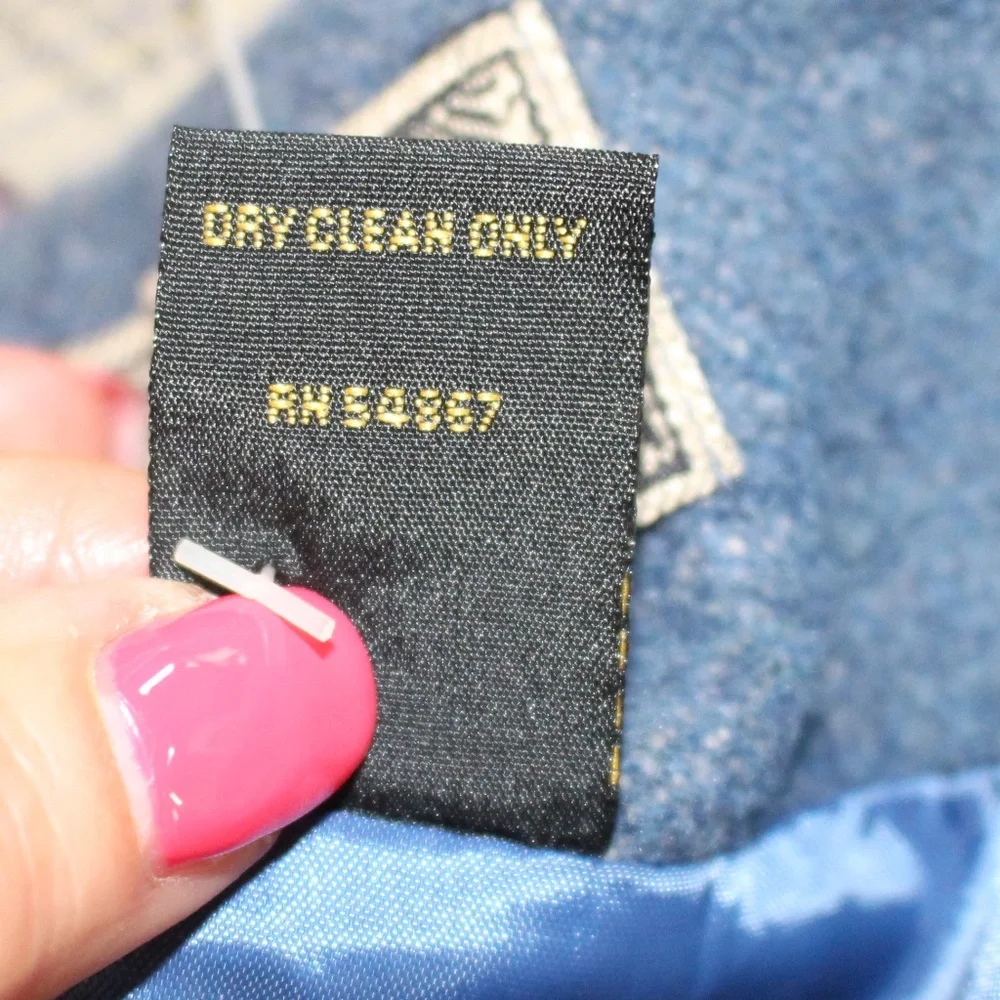 Express, Vintage Navajo wool blend Striped Midi wrap Skirt with button closure - Picture 9 of 10